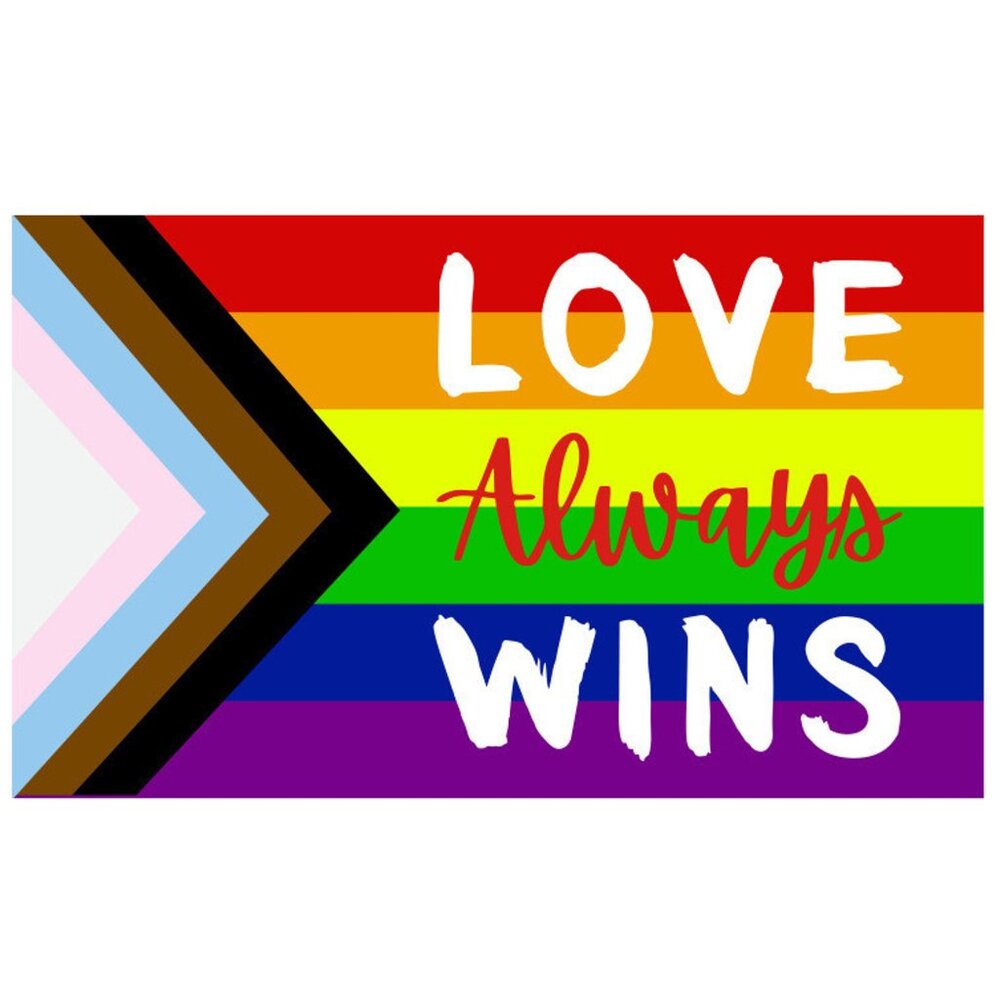 Love Always Wins-Flag